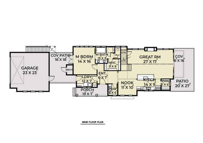 House Plan House Plan #35913 Drawing 1