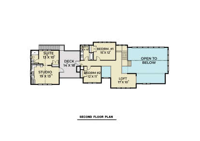 Second Floor for House Plan #2464-00233