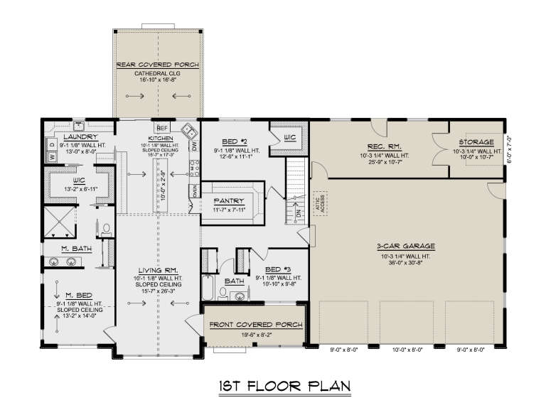 House Plan House Plan #35915 Drawing 1
