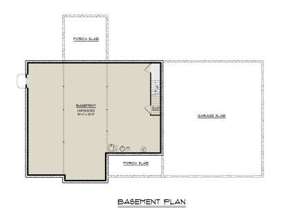 Basement for House Plan #5032-00441