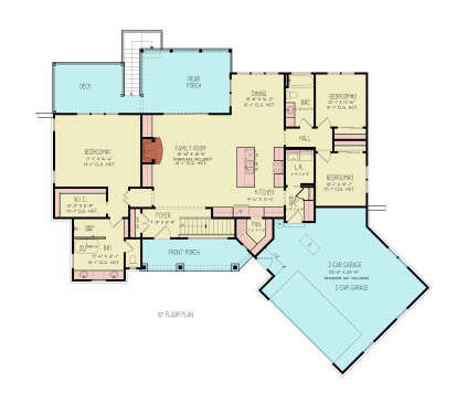 Main Floor for House Plan #699-00510