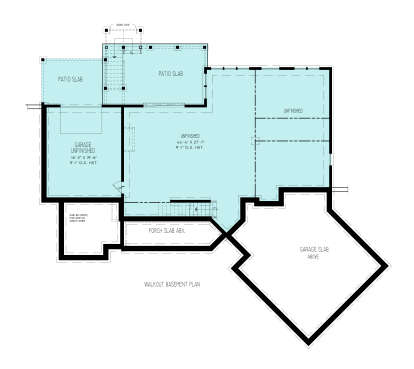 Basement for House Plan #699-00510