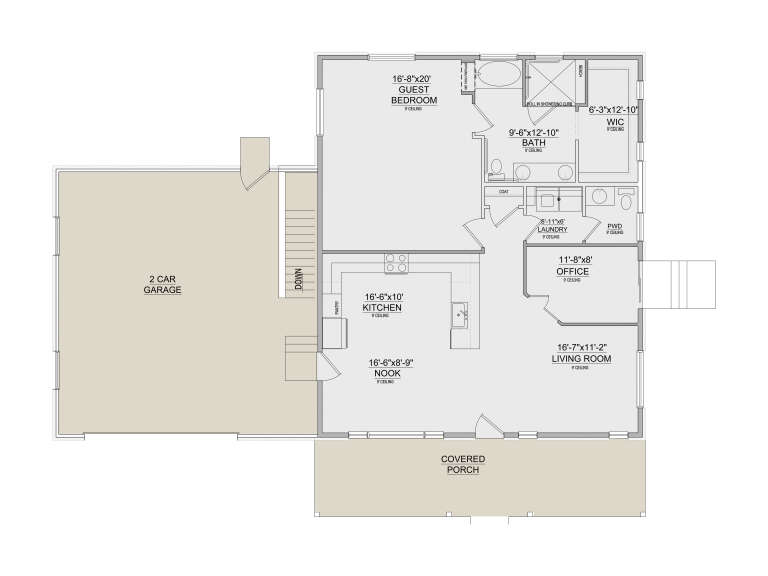 House Plan House Plan #35917 Drawing 1