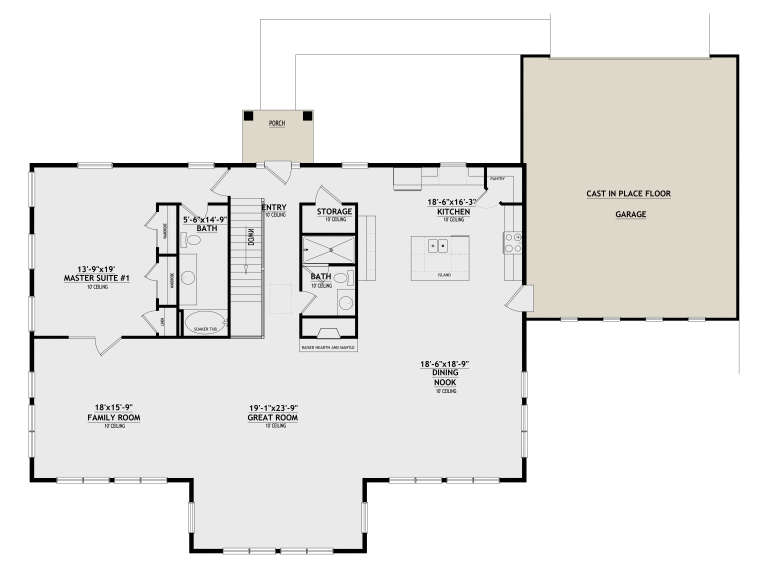 House Plan House Plan #35919 Drawing 1