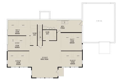 Basement for House Plan #8768-00211