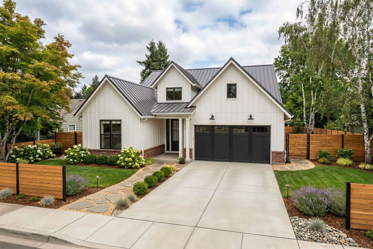 House Plan House Plan #35920 Angled Front Elevation