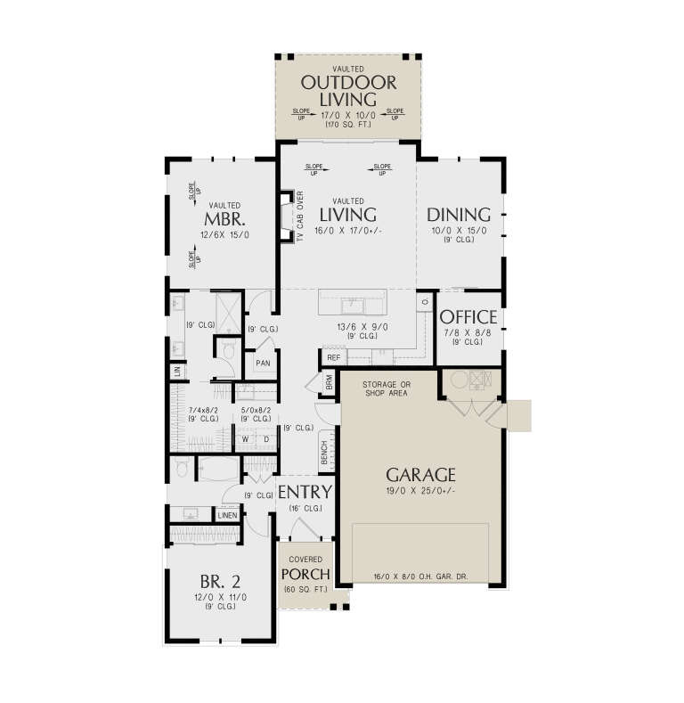 House Plan House Plan #35920 Drawing 1