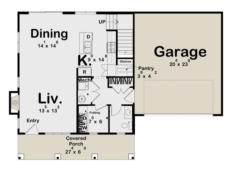 House Plan House Plan #35921 Drawing 1
