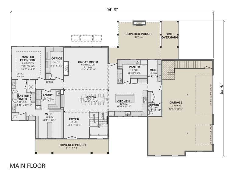 House Plan House Plan #35922 Drawing 1