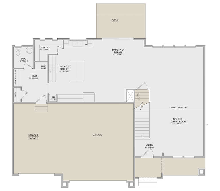 House Plan House Plan #35923 Drawing 1