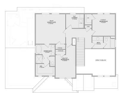Second Floor for House Plan #8768-00212