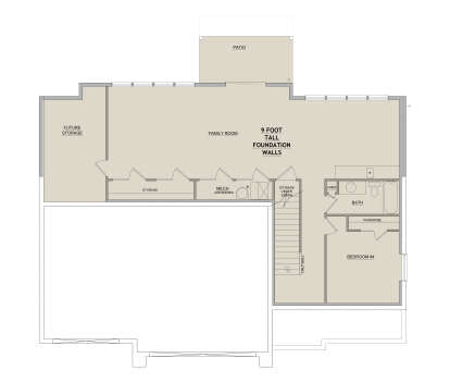 Basement for House Plan #8768-00212