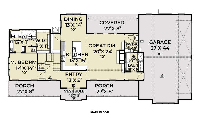 House Plan House Plan #35924 Drawing 1