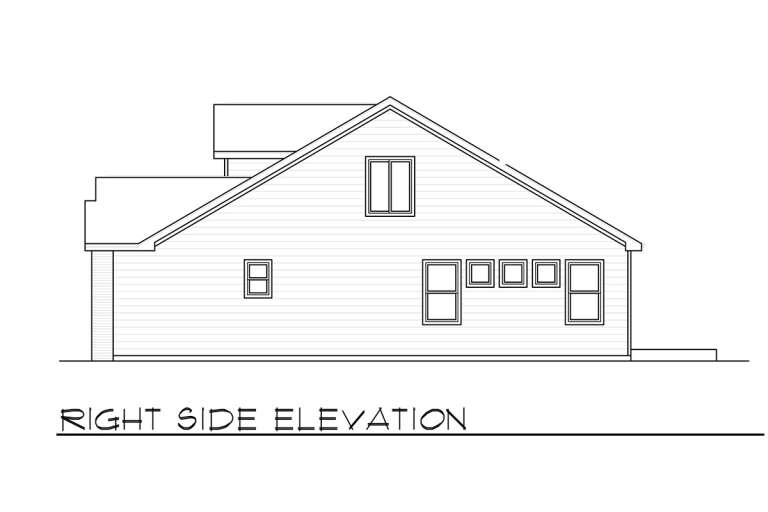 Craftsman House Plan #340-00025 Elevation Photo