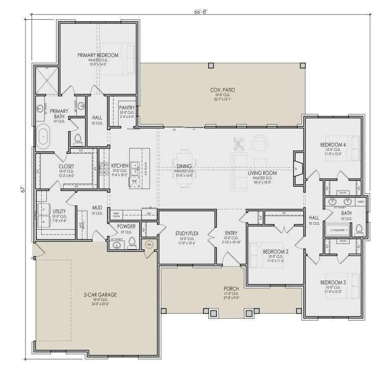 House Plan House Plan #35931 Drawing 1