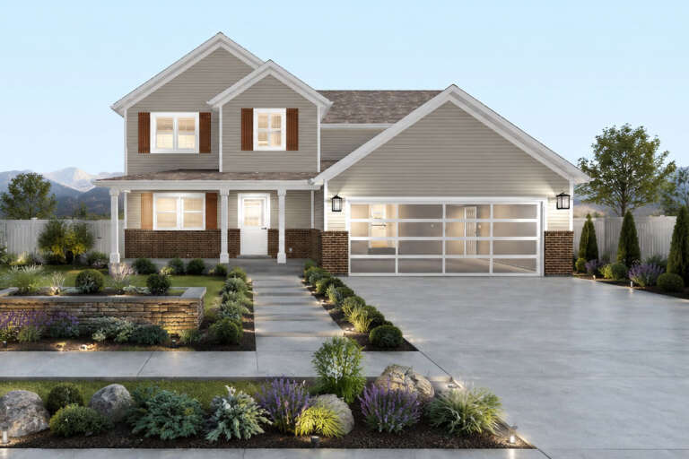 House Plan House Plan #35932 Front Elevation 