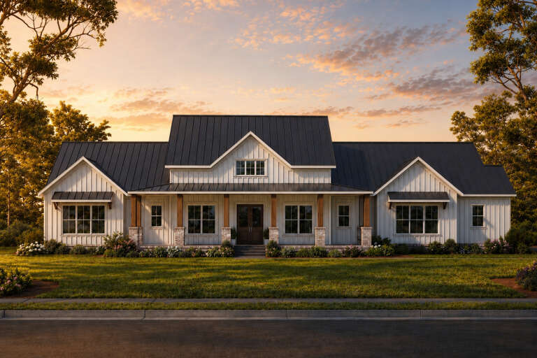 House Plan House Plan #35934 Front Elevation 