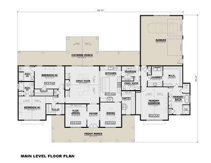 Main Floor  for House Plan #7568-00064