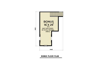 Bonus Room for House Plan #2464-00237