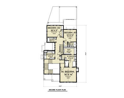 Second Floor for House Plan #2464-00238