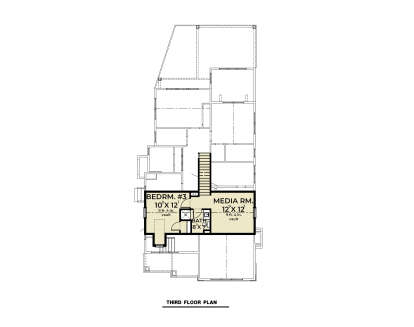 Third Floor for House Plan #2464-00238