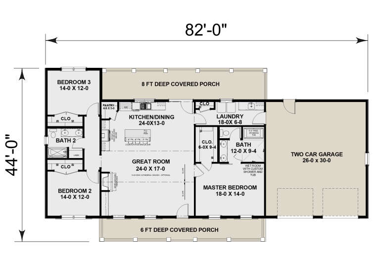 House Plan House Plan #35939 Drawing 1