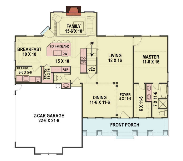 House Plan House Plan #35940 Drawing 1