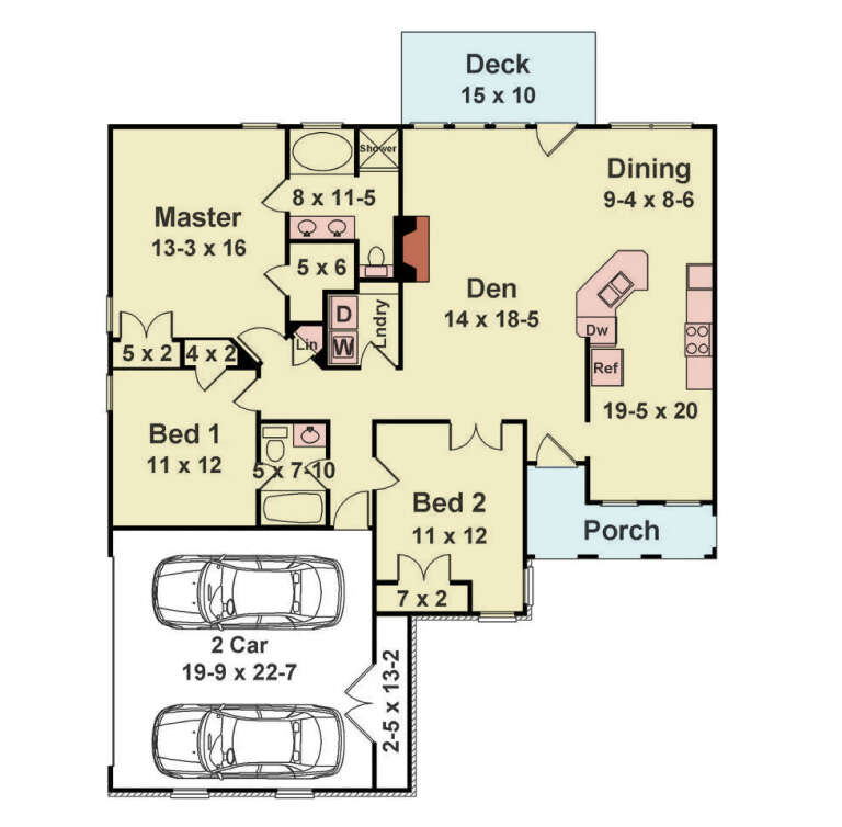 House Plan House Plan #35941 Drawing 1