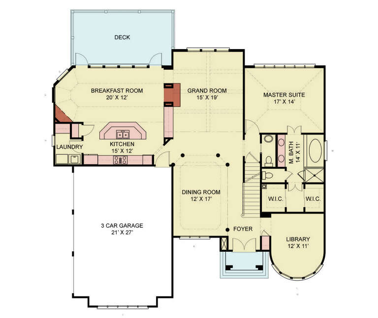 House Plan House Plan #35942 Drawing 1