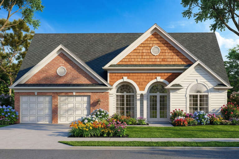 House Plan House Plan #35943 Front Elevation 
