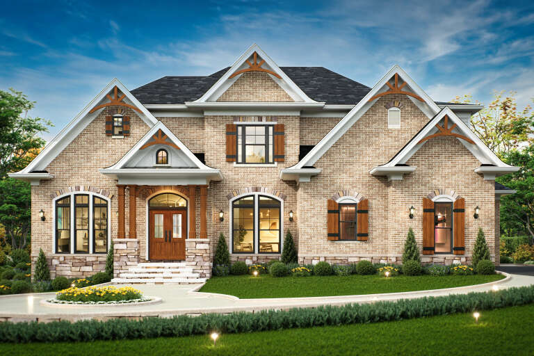 House Plan House Plan #35944 Front Elevation 
