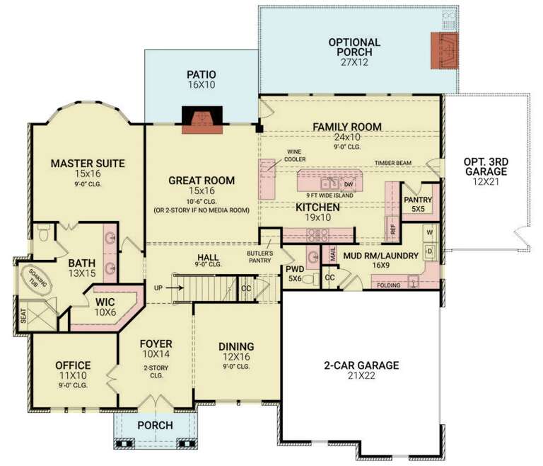 House Plan House Plan #35944 Drawing 1