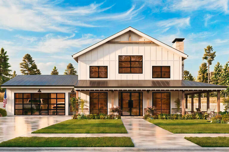 House Plan House Plan #35945 Front Elevation 