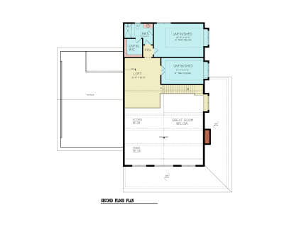 Second Floor for House Plan #699-00512
