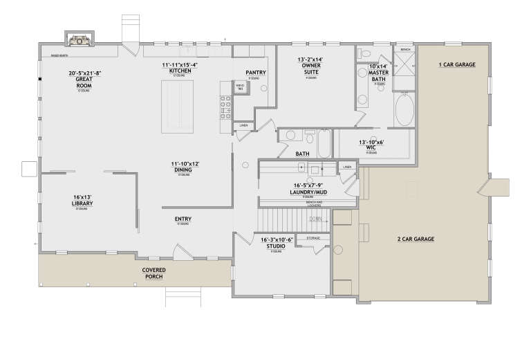 House Plan House Plan #35946 Drawing 1
