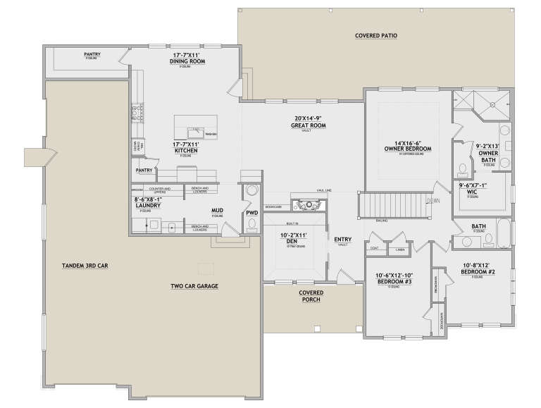 House Plan House Plan #35950 Drawing 1