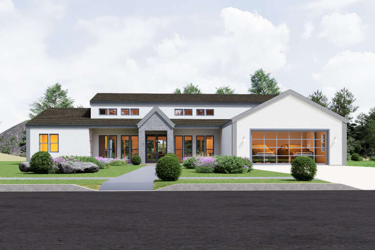 House Plan House Plan #35953 Front Elevation 
