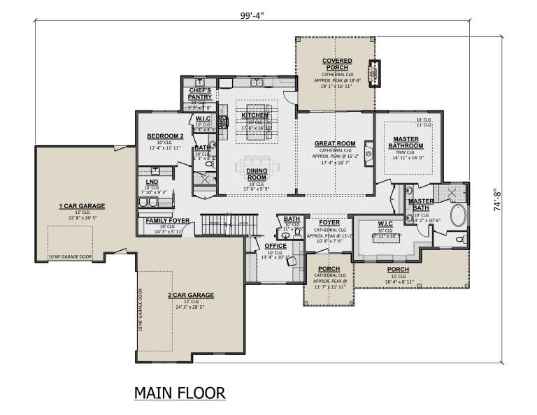 House Plan House Plan #35961 Drawing 1