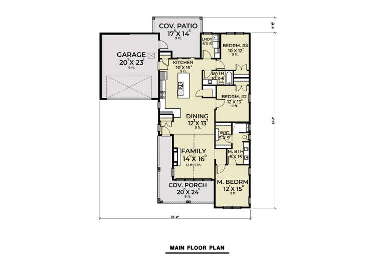 House Plan House Plan #35964 Drawing 1