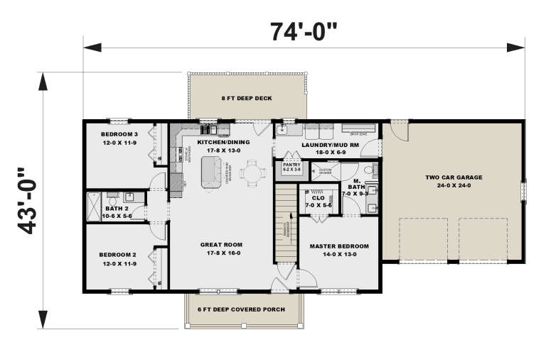 House Plan House Plan #35969 Drawing 1
