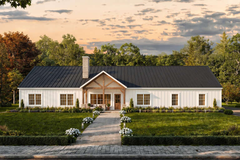 House Plan House Plan #35971 Front Elevation 