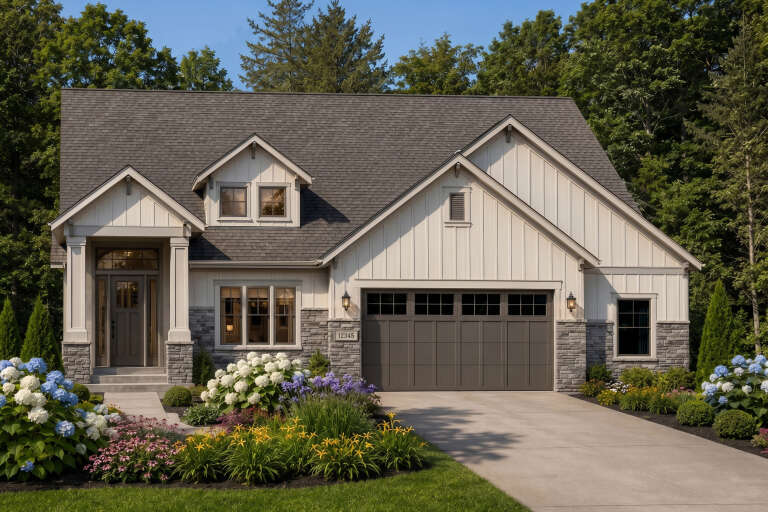 House Plan House Plan #35975 Front Elevation 