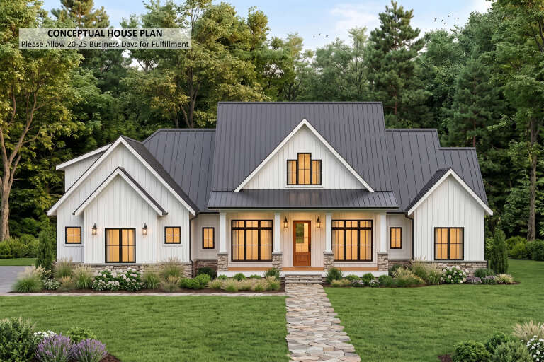 House Plan House Plan #35989 Front Elevation
