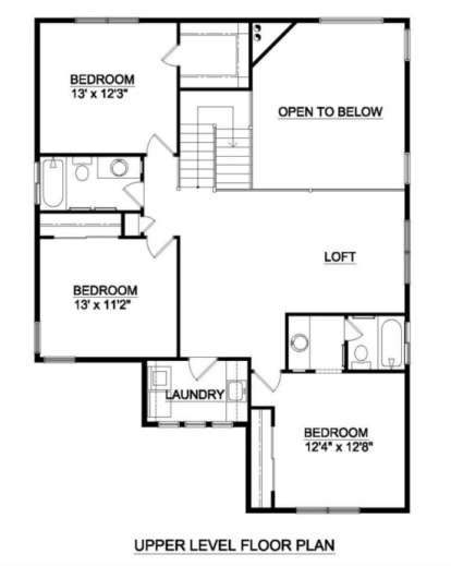 Floorplan 2 for House Plan #340-00029