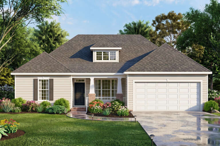 House Plan House Plan #35994 Front Elevation 