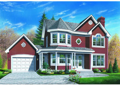 3 Bed, 2 Bath, 1846 Square Foot House Plan - #034-00044