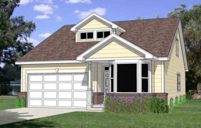 Traditional House Plan #340-00030 Elevation Photo