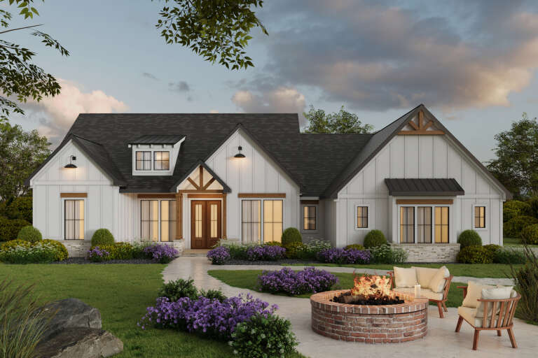 House Plan House Plan #36005 Front Elevation 