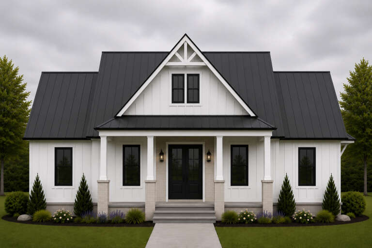 House Plan House Plan #36007 Front Elevation 