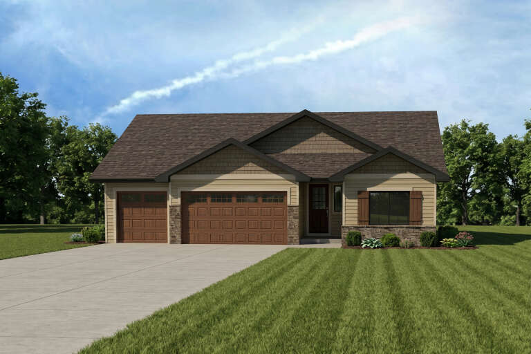 House Plan House Plan #36011 Front Elevation 